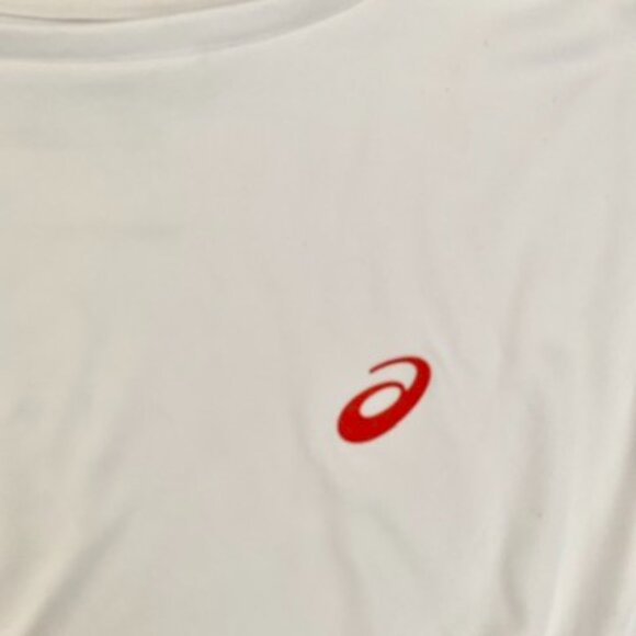 Asics Motion Dri Women White XS Extra Small Workout Running Outdoor Hiking - Picture 2 of 6